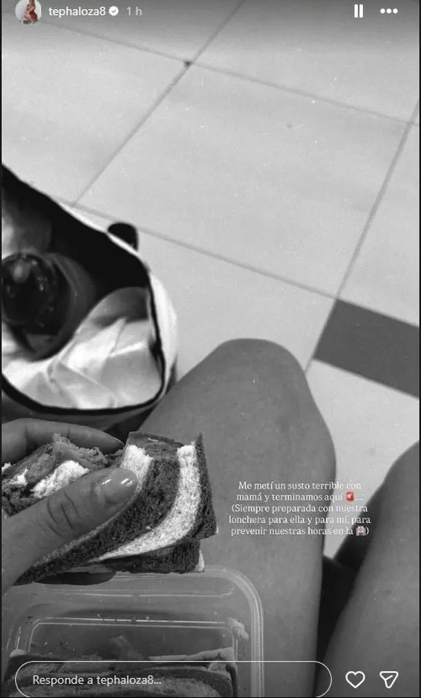 El mal momento de Tepha Loza / Instagram