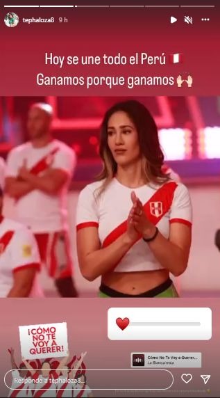 Tepha Loza a Sergio Peña tras derrota de Perú: “Orgullosa de ti, lucharon hasta el final”