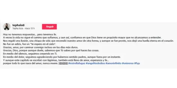 Tepha Loza conmovió al revelar la pérdida de su bebé / TikTok