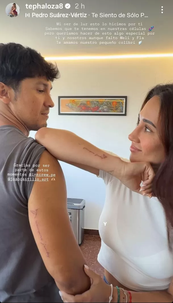 El conmovedor tatuaje que Tepha Loza y su hermano se grabaron en la piel para honrar a su mamá en el cielo / IG:tephaloza8 El conmovedor tatuaje que Tepha Loza y su hermano se grabaron en la piel para honrar a su mamá en el cielo / IG:tephaloza8