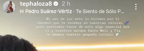 Tepha Loza conmueve al revelar la promesa que se grabó junto a su hermano por su mamá / IG: tephaloza8 Tepha Loza conmueve al revelar la promesa que se grabó junto a su hermano por su mamá / IG: tephaloza8