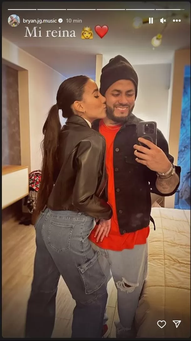 Bryan Torres posteó esta fotografía luego del penoso incidente por el que pidió disculpas públicas y todo hacía pensar que la pareja estaba bien/Foto: Instagram