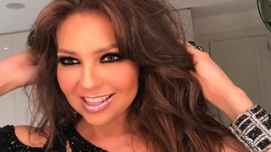 Thalía cometió un comentado error en el MET 2017. Foto: Instagram