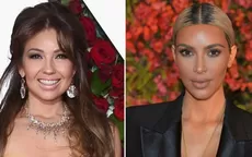 Thalía compara look de Kim Kardashian con uno que ella usó hace 30 años - Noticias de balenciaga