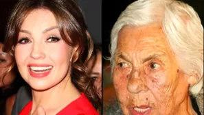 La abuela de Thalía y Laura Zapata vive desde hace algunos meses en una casa de reposo. Video: Ig. Thalía