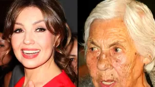 La abuela de Thalía y Laura Zapata vive desde hace algunos meses en una casa de reposo. Video: Ig. Thalía