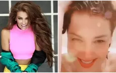 Thalía paraliza Instagram con video en la ducha - Noticias de lali-esposito