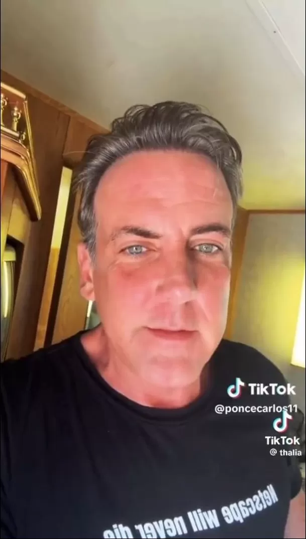 Carlos Ponce se pronunció sobre lo ocurrido entre Thalía y Becky G/Foto: TikTok