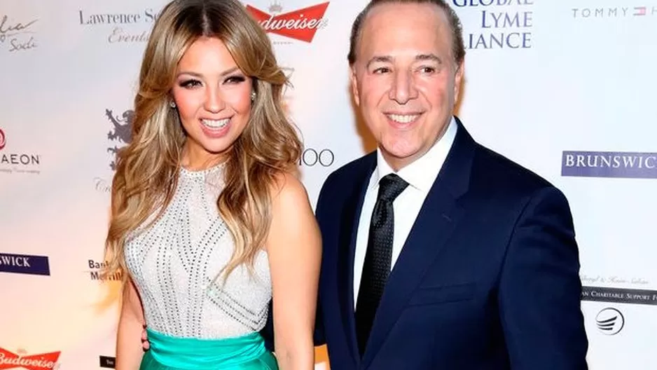  Tommy Mottola comparte controversial foto de Thalía