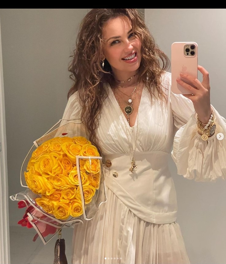 Thalía ya no quiere estar en boca de todos y mostró el interior de su baño en una foto