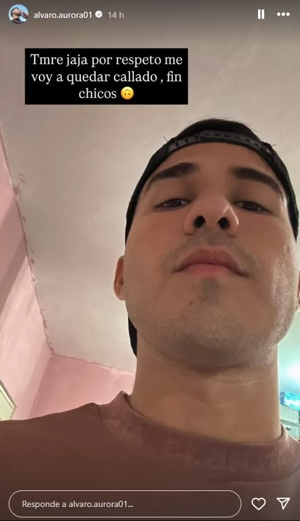 Álvaro Aurora asegura que no hablará ¿De Thamara Gómez? / Instagram Álvaro Aurora asegura que no hablará ¿De Thamara Gómez? / Instagram