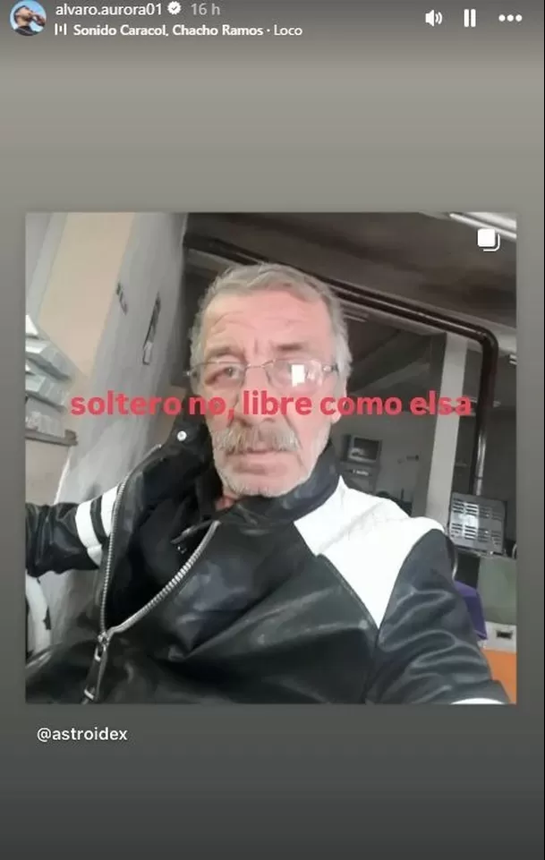 Álvaro Aurora confirma que está "libre" / Instagram Álvaro Aurora confirma que está "libre" / Instagram