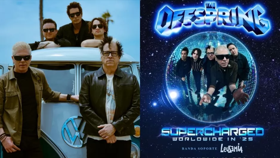 Banda 'The Offspring' vuelve a Lima en su 'Supercharged' world tour/Foto: Difusión Banda 'The Offspring' vuelve a Lima en su 'Supercharged' world tour/Foto: Difusión