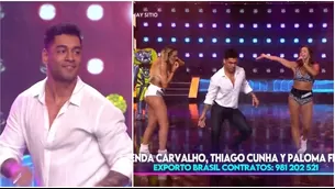 Thiago Cunha regresó a EEG con Exporto Brasil y sorprendió con sensual baile