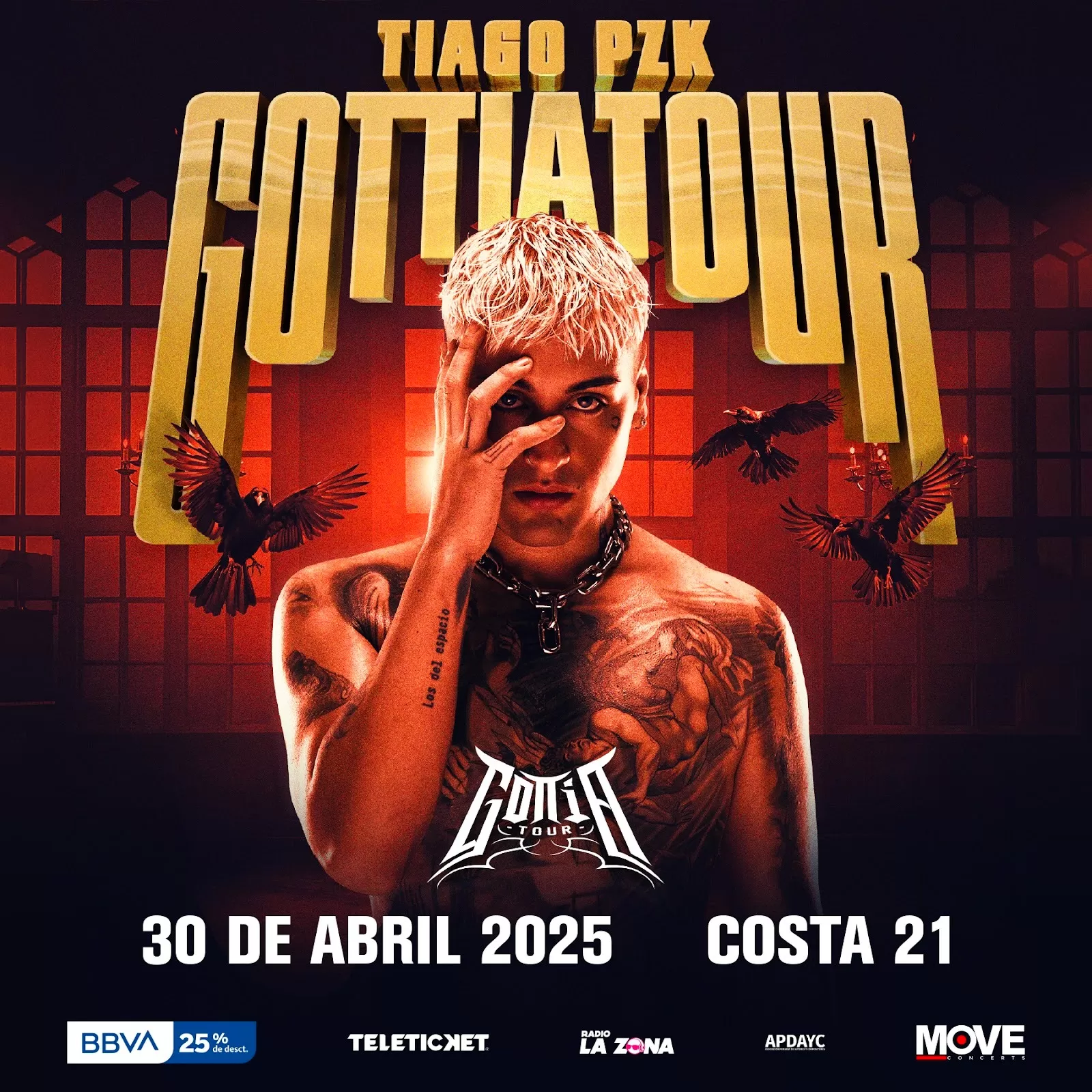 Tiago PZK hará vibrar a sus seguidores peruanos en abril de 2025 / Move Concerts Perú Tiago PZK hará vibrar a sus seguidores peruanos en abril de 2025 / Move Concerts Perú