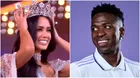 El tierno mensaje de Vinicius Jr. a Camila Escribens tras ganar el Miss Perú 2023