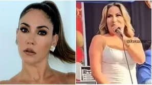 Tilsa Lozano apoyó a Pamela López en su debut como animadora. Fuente: Instagram