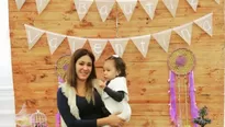 Tilsa Lozano y su celebración por el bautizo de su hija Valentina. Foto: Instagram