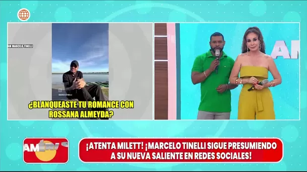 Marcelo Tinelli habla de Rossana Almeyda en su cuenta de Instagram / Captura 