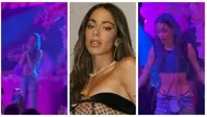 Tini Stoessel fue abucheada en discoteca en Madrid mientras cantaba a capela