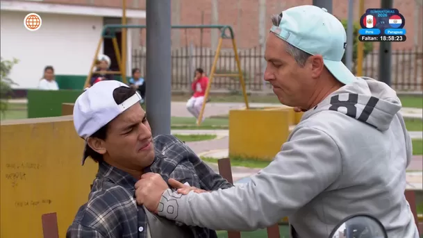 Tito le perdonó la vida a Valentino tras engañar a Maripaz. Fuente: AméricaTV Tito le perdonó la vida a Valentino tras engañar a Maripaz. Fuente: AméricaTV