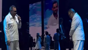 El emotivo homenaje de Tito Nieves a su hijo en la celebración por sus 50 años de trayectoria / TikTok @elconciertologo