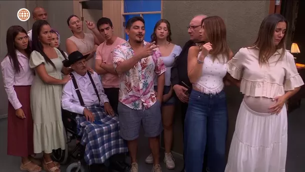 Tito y Jimmy cuadraron a Joel por faltarle el respeto a Lorena y Macarena / AméricaTV Tito y Jimmy cuadraron a Joel por faltarle el respeto a Lorena y Macarena / AméricaTV