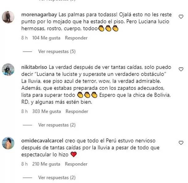 Luciana Fuster recibió elogios por su pasarela en traje de baño / Fuente: Instagram