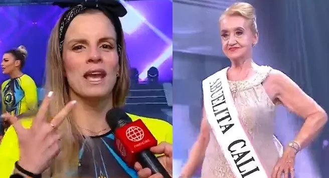 Alejandra afirmó que fueron Said y ella quienes animaron a la simpática abuelita a concursar / Foto: Más Espectáculos