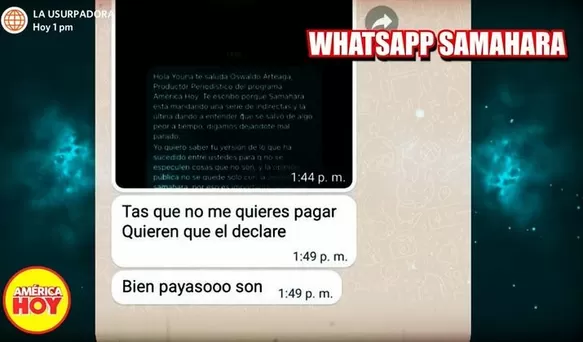 ¿Todo es ‘Armani’? Samahara Lobatón pidió 6 mil soles y Youna, mil dólares para hablar de su separación