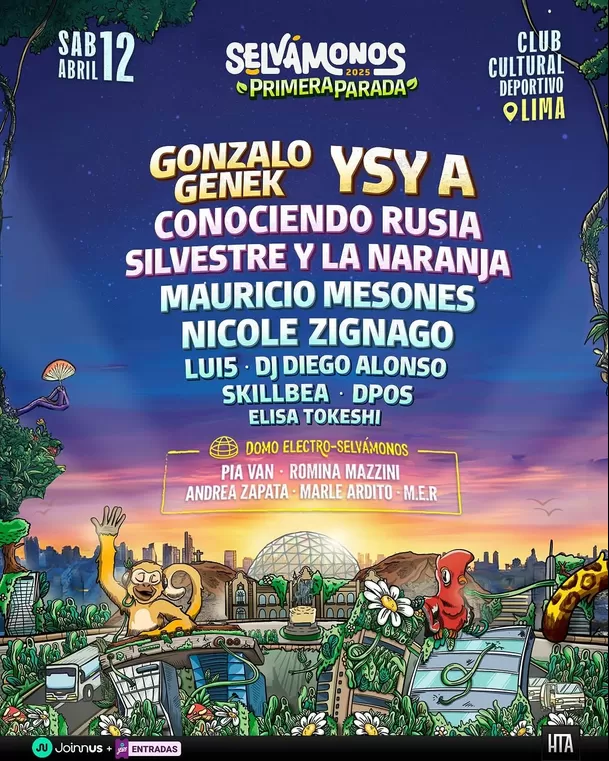 La cartelera de artistas del 'Selvámonos Primera Parada' / Instagram La cartelera de artistas del 'Selvámonos Primera Parada' / Instagram