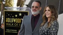 Tom Hanks y Rita Wilson. Foto: AFP