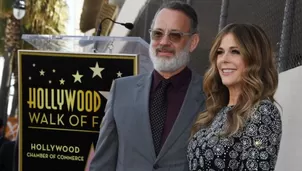 Tom Hanks y Rita Wilson. Foto: AFP