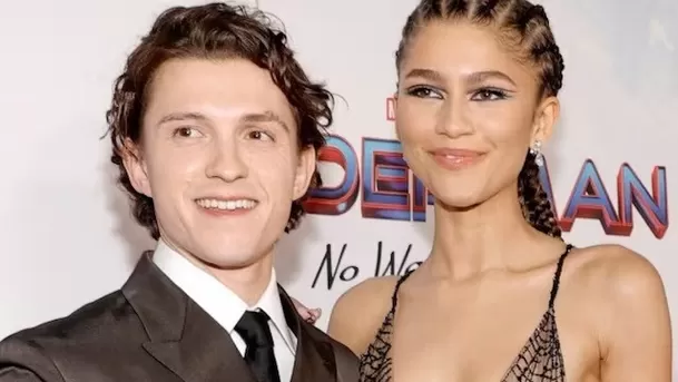 Tom Holland y Zendaya. Fuente: AFP Tom Holland y Zendaya. Fuente: AFP