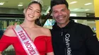 ‘Tomate’ Barraza se enteró del triunfo de su hija en el Miss Teen Model World mientras estaba en el avión