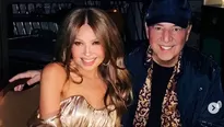 El empresario difundió algunas imágenes de la íntima reunión. Foto y video: IG. Tommy Mottola