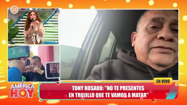 Tony Rosado reveló que su familia se encontraba dentro del local cuando ocurrió el ataque / América Hoy