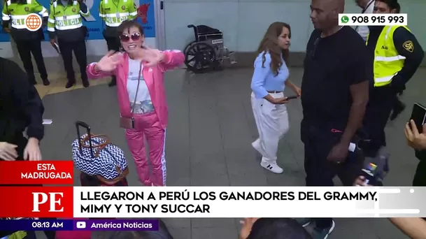 Mimy Succar interpretó un extracto del tema 'Bembá colorá' / Captura