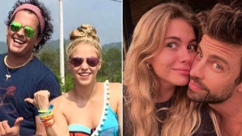 Carlos Vives/ Shakira/Clara Chía/ Gerard Piqué/ Fotos: IG Carlos Vives/ IG Gerard Piqué