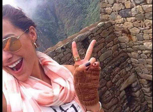 En el 2014 Milett Figueroa viajó a Cuzco y visitó Machu Picchu/ Foto: Archivo Instagram Milett Figueroa