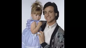 Bob Saget (Danny Tanner) y Ashley Olsen (Michelle Tanner). Foto: difusión