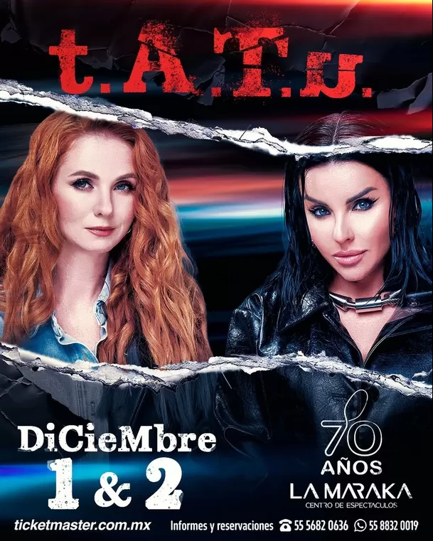t.A.T.u ofrecerá dos conciertos en México / Instagram