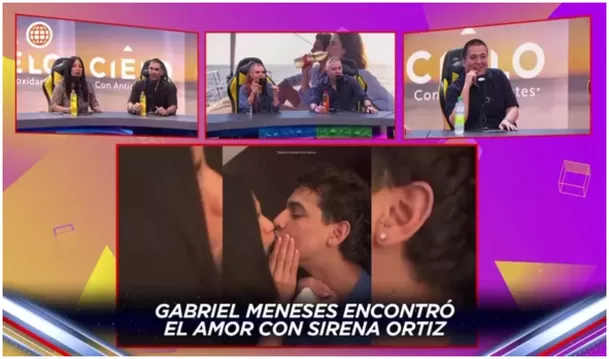 Gabriel Meneses publicó un video 'close friends’ de Instagram, besando a Sirena Ortiz y apareció en EEG / AméricaTV