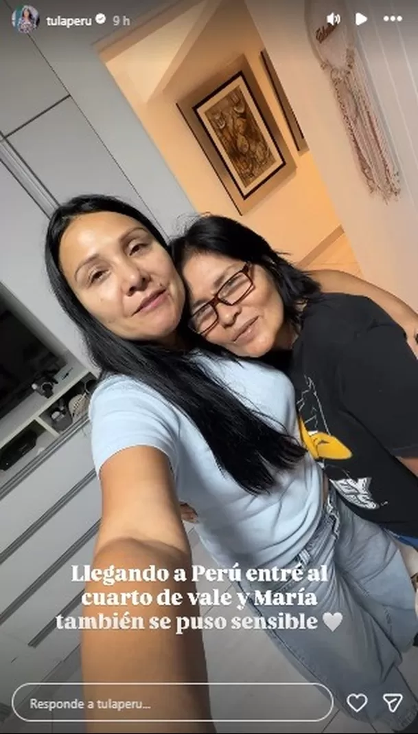 Tula Rodríguez lloró junto a su amiga María / Instagram