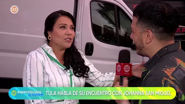 Tula Rodríguez habló de su parodia con Johanna San Miguel cuando esta la comparaba con Gisela Valcárcel / Captura