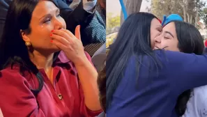 Tula Rodríguez no pudo contener la emoción en la ceremonia. Foto: Instagram