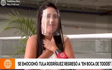 Tula Rodríguez se conmovió al hablar de Javier Carmona y de su regreso a la TV - Noticias de javier-marchese