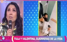 Tula Rodríguez se conmueve al hablar del estado de salud de su hija Valentina - Noticias de valentina-carmona