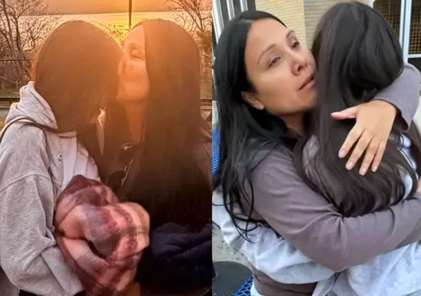 La conductora viajó con su hija Valentina para acompañarla en el inicio de su vida universitaria fuera del país. Foto: Instagram