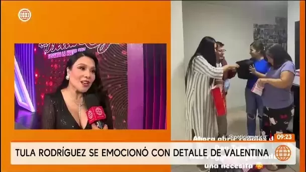 La conductora celebró el Día de La Madre lejos de su hija Valentina/ América TV La conductora celebró el Día de La Madre lejos de su hija Valentina/ América TV
